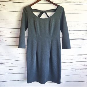Club Monaco pointe knit dress 3/4 sleeves size large